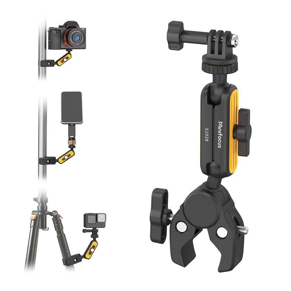 Dual Monitor Arm - Super Clamp with 360° Dual Ball