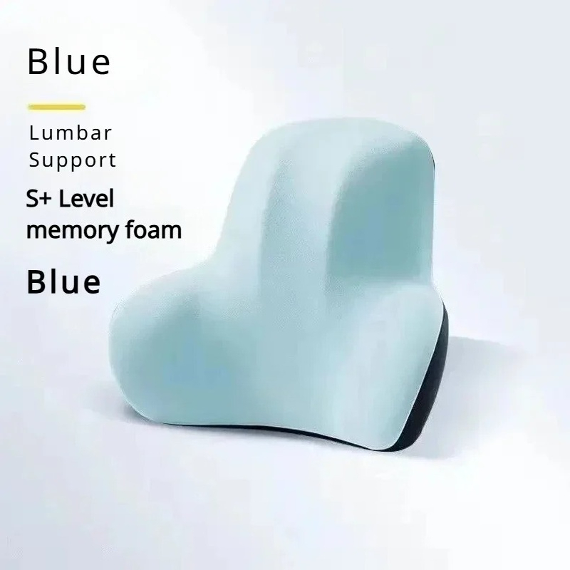 Gaming Chair Lumbar Pillow - 2025 Upgraded Orthopedic Memory Foam Lumbar