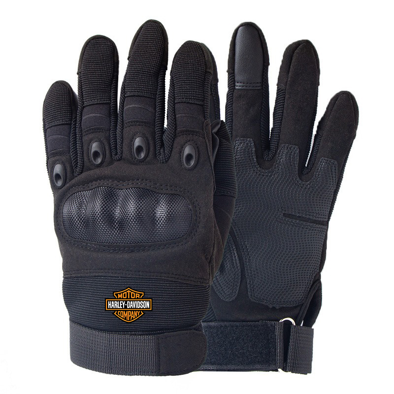 Dual Monitor Arm - Genuine Leather Motorcycle Carbon Fiber Safety