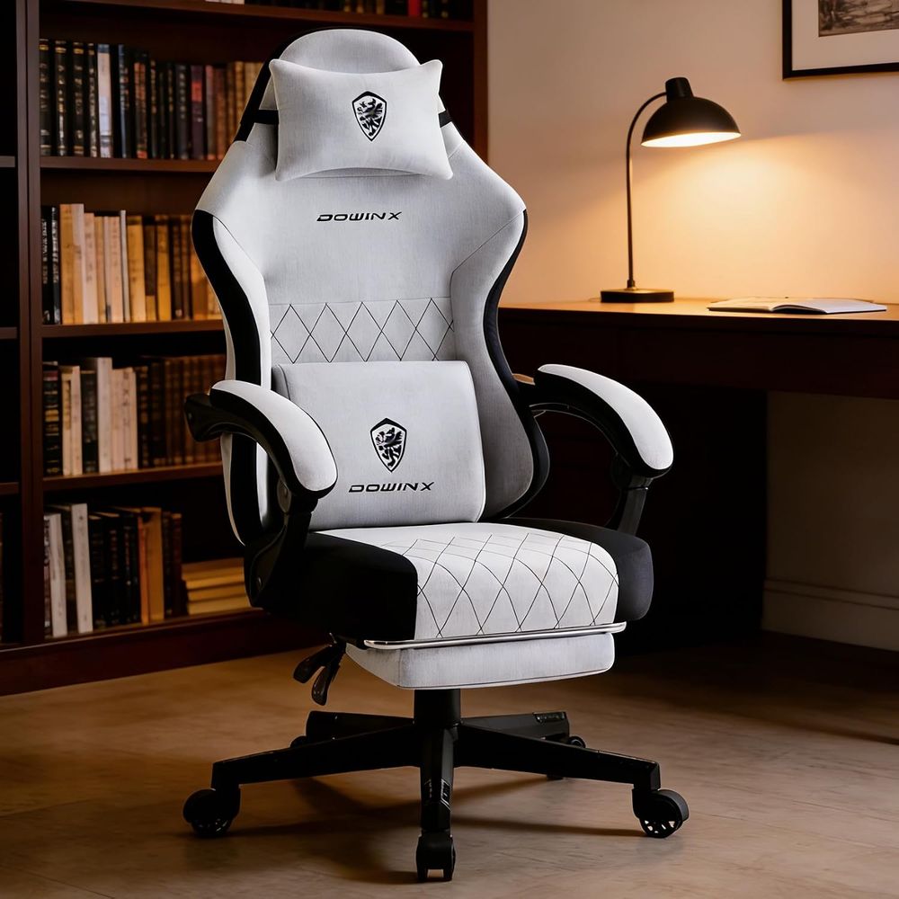 Gaming Chair Lumbar Pillow - Gaming Chair with ket Spring Cushion,