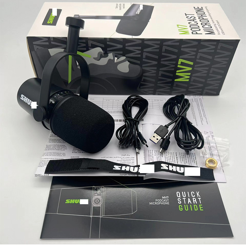 Gaming Microphone - MV7 Studio Dynamic Microphone Professional USB