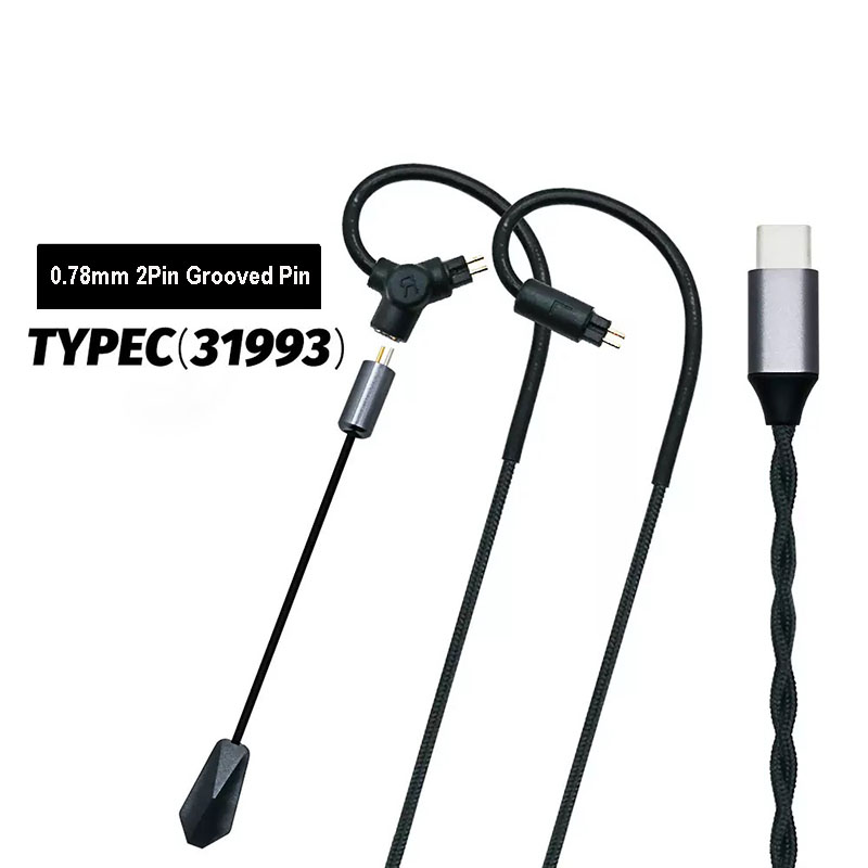 Gaming Microphone - 0.78 QDC MMCX Gaming Earphone Cable