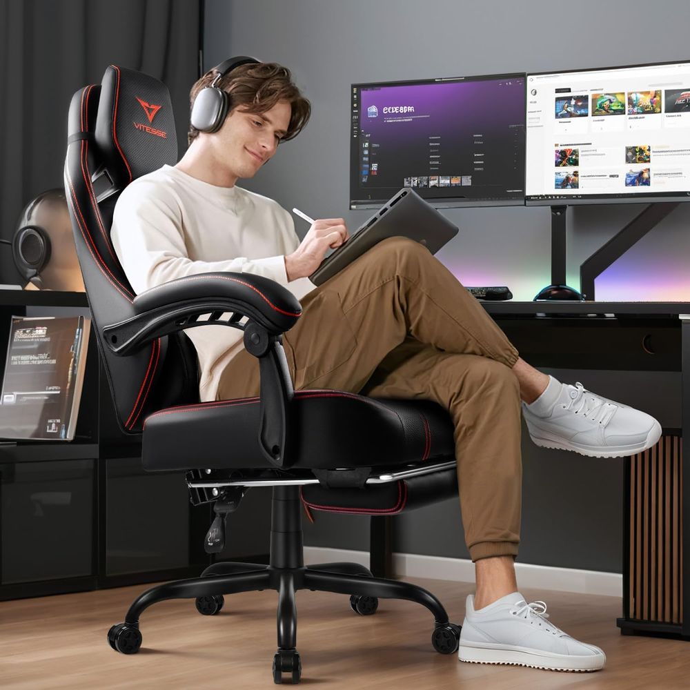 Ergonomic Gaming Chair for Adu - Gaming Chair Lumbar Pillow review and price