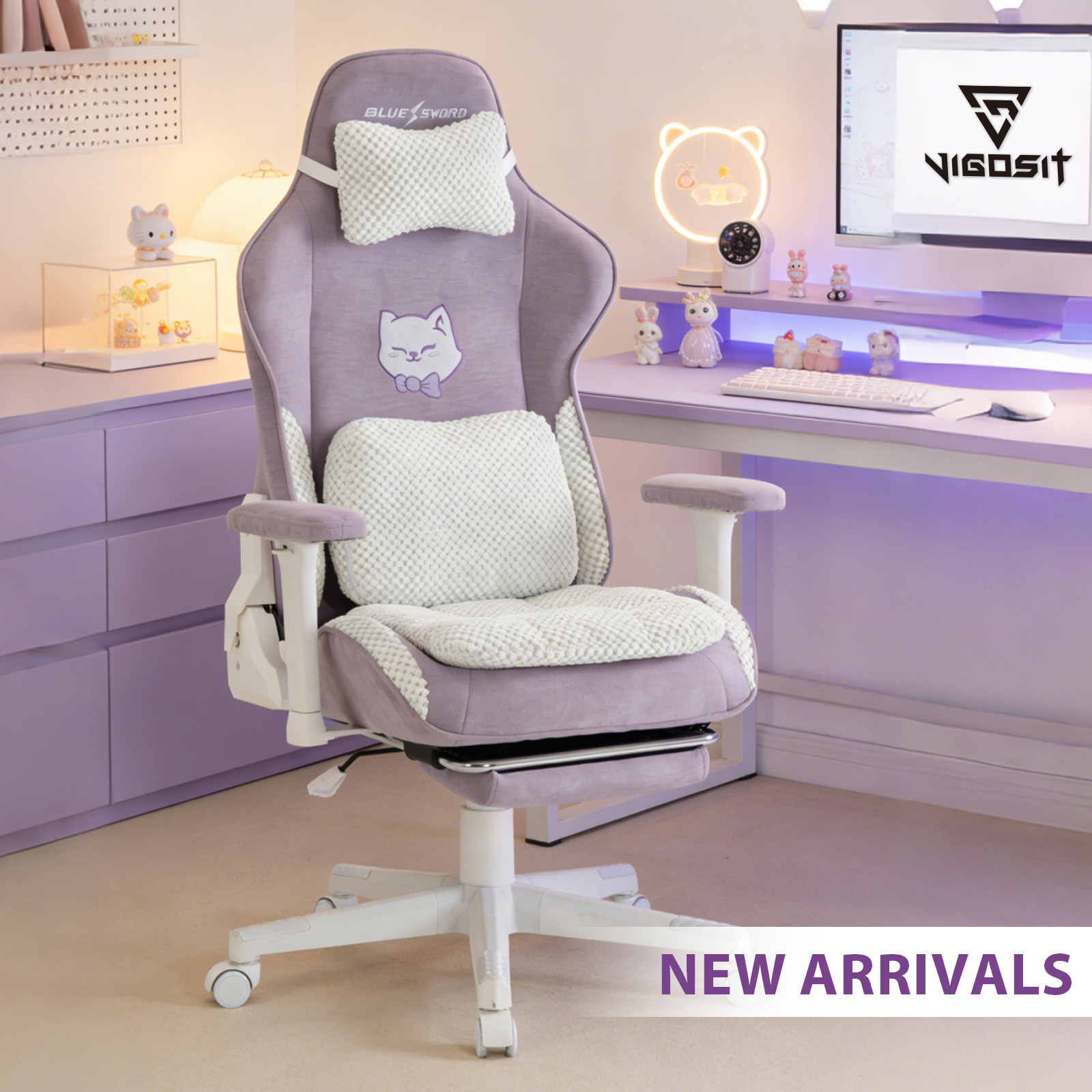 Gaming Chair Computer Chair wi - Gaming Chair Lumbar Pillow review and price