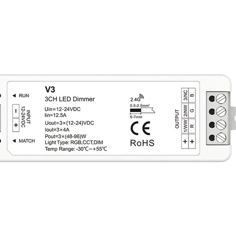 LED Controller 3-Channel V3 2. - Rgb Light Strip review and price