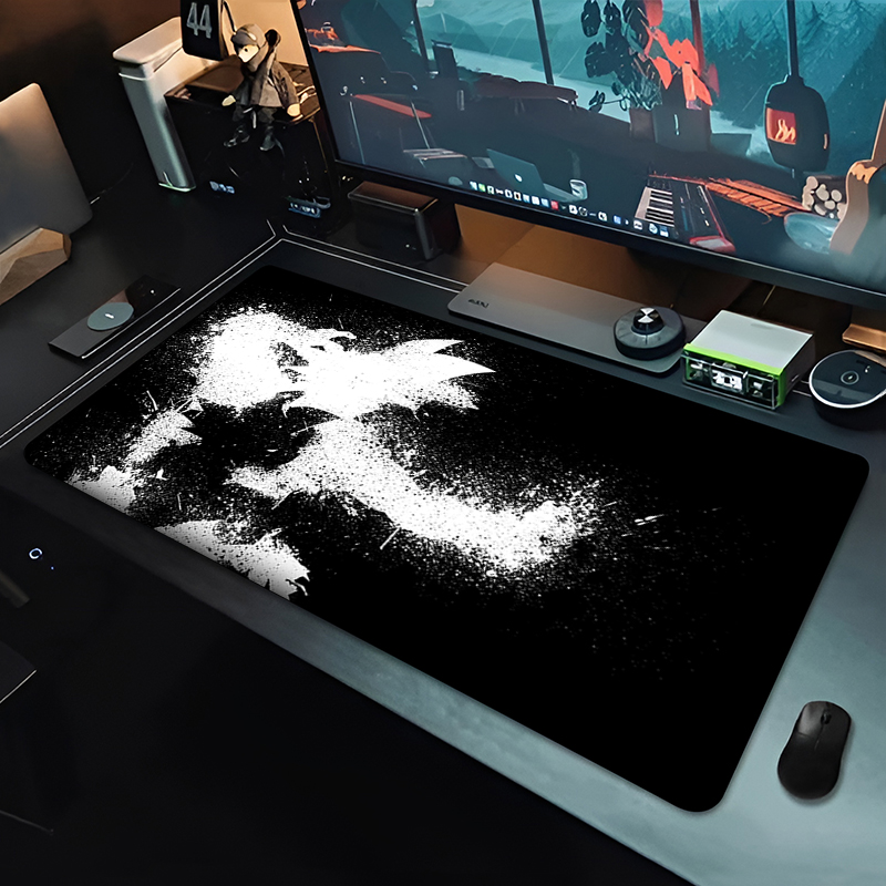 DBZ Black Anime Mouse Pad Drag - Pc Gaming Setup review and price