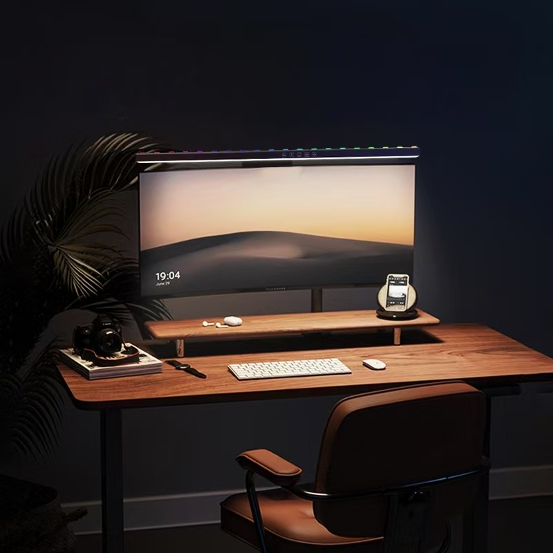 LED Monitor Light Hanging Desk - Pc Gaming Setup review and price