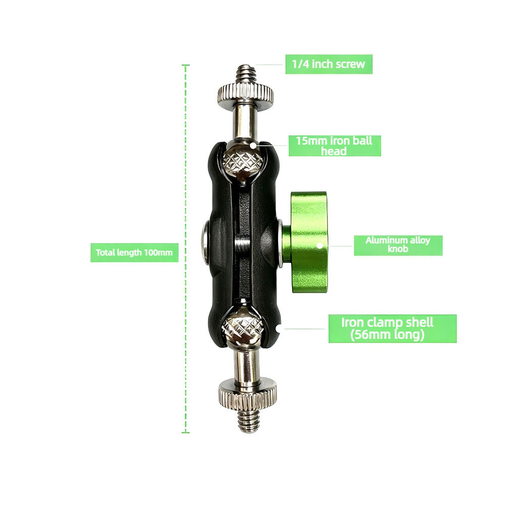 Double Ball Head Articulating  - Dual Monitor Arm review and price