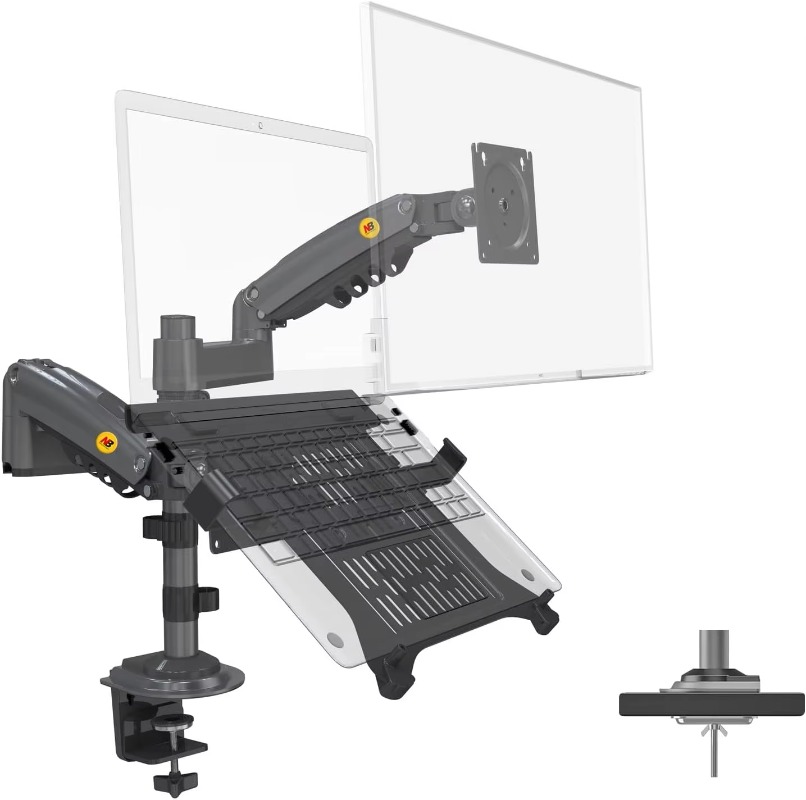Dual Arm 2 in 1 Combo Laptop M - Dual Monitor Arm review and price