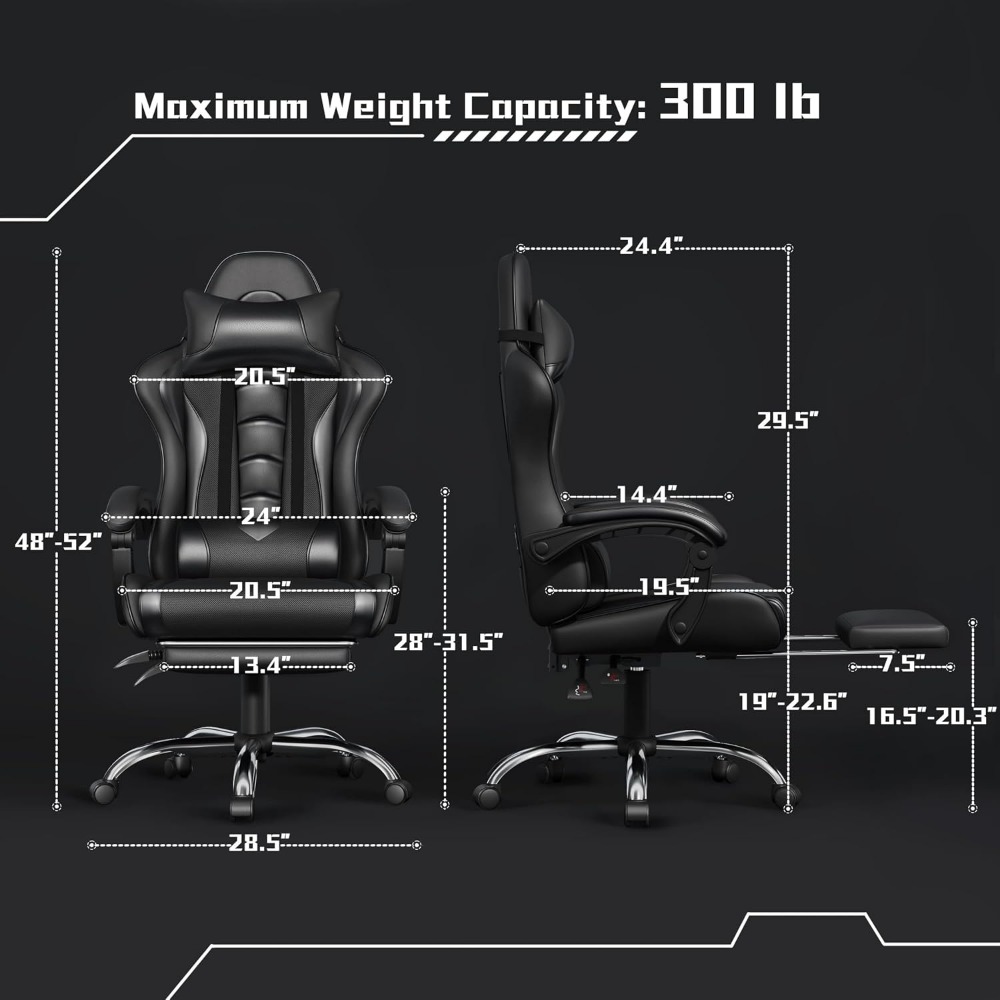 Comfortable PU Leather Gaming  - Gaming Chair Lumbar Pillow review and price