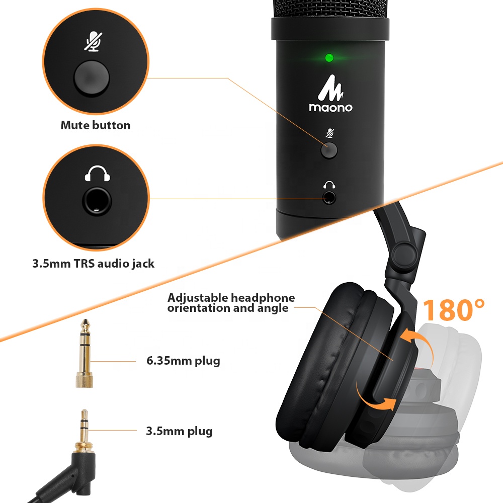 MAONO Studio USB Microphone Wi - Gaming Microphone review and price