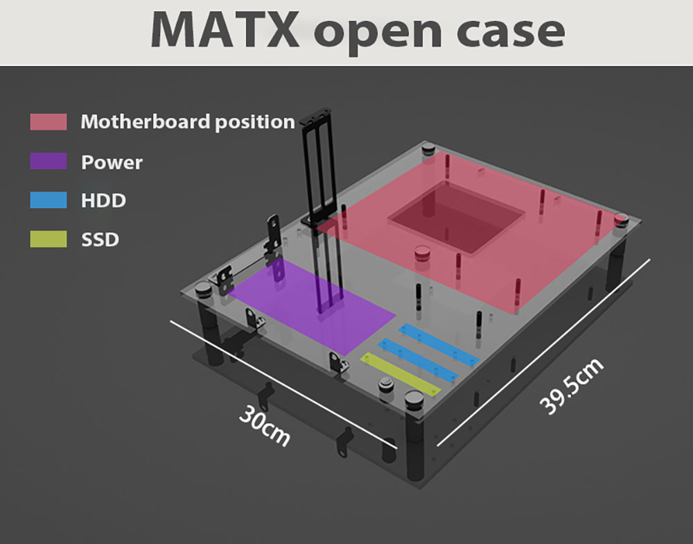 Open PC Case Test Bench DIY Ac - Pc Gaming Test review and price