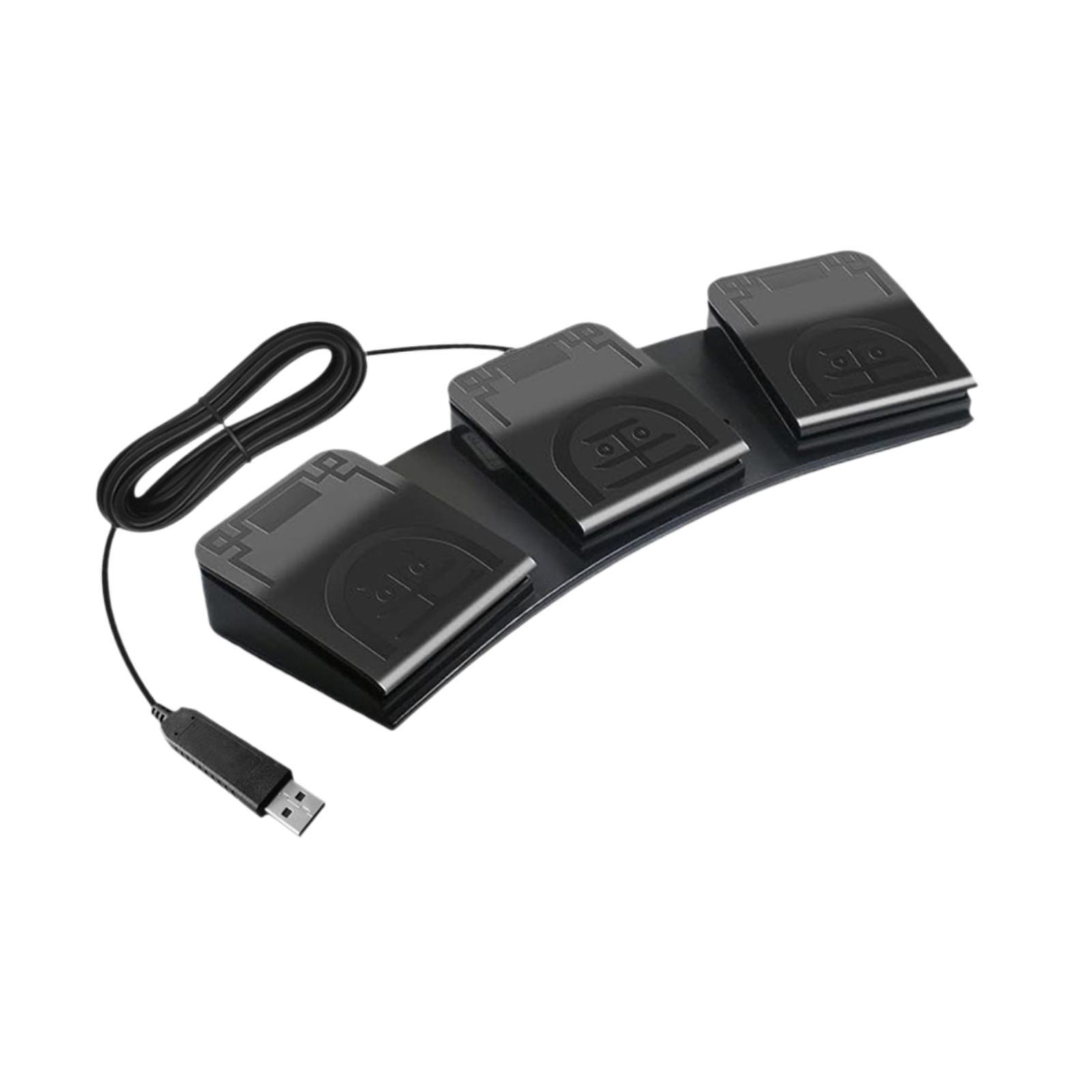USB Triple Foot Switch Pedal R - Pc Gaming Test review and price