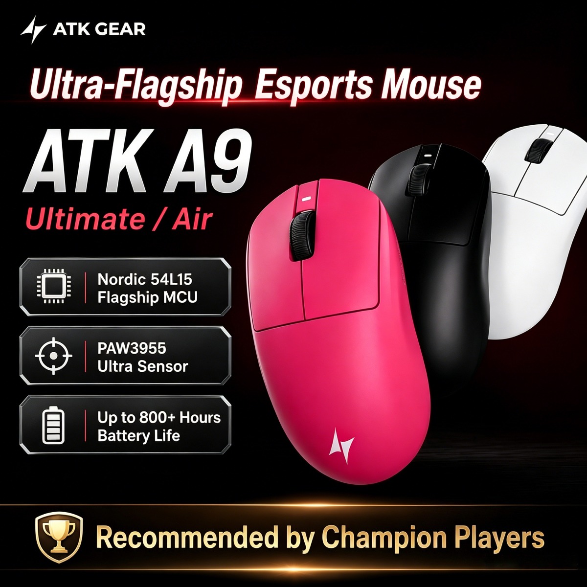 ATK Gaming Mouse DragonFly A9  - Pc Gaming Ultra review and price