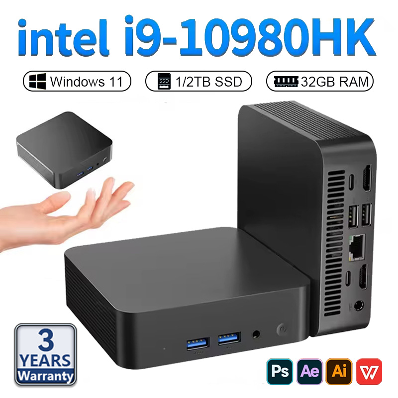 MINI PC Windows 11 Pro Core i9 - Pc Gaming Ram 32Gb review and price