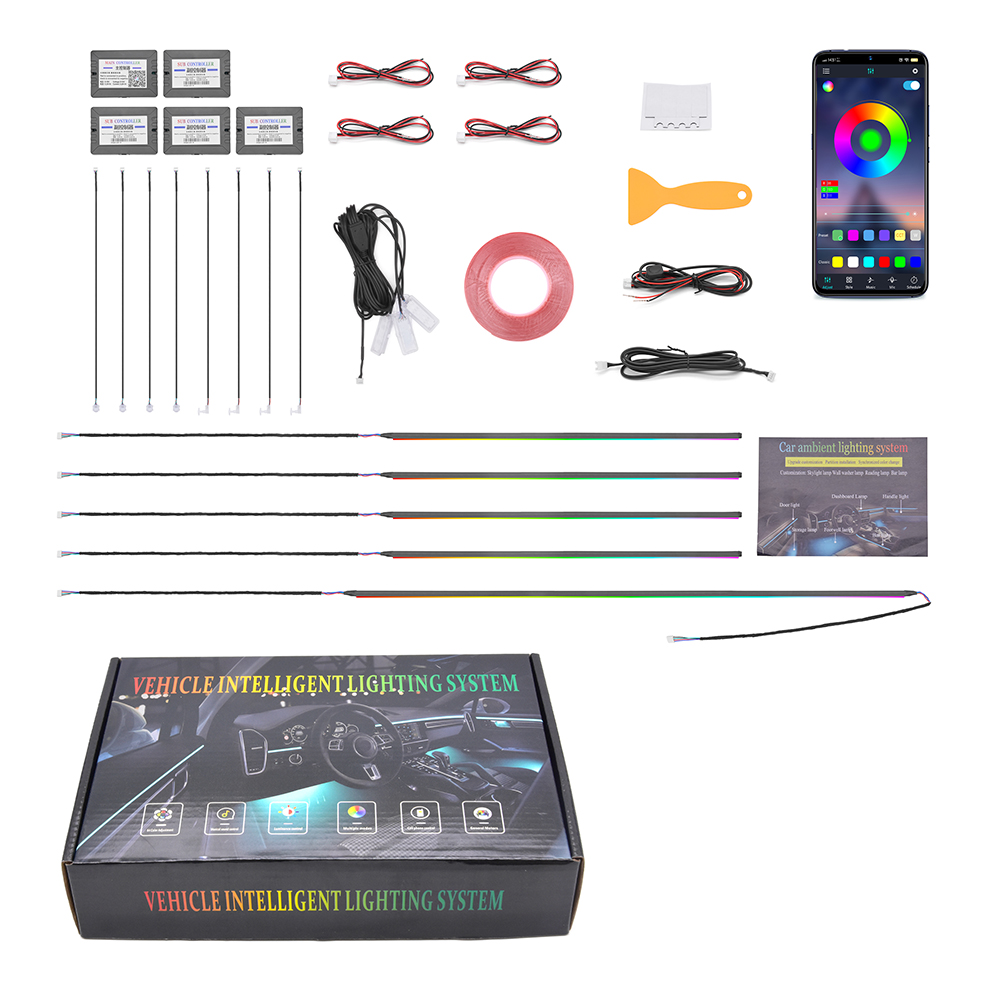 Hot Selling Car Ambient Light  - Rgb Light Strip review and price