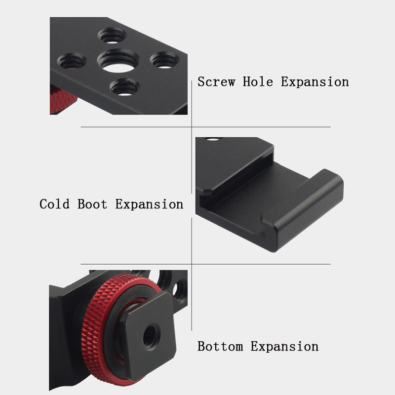 Aluminum Cold Shoe Mount Brack - Dual Monitor Arm review and price