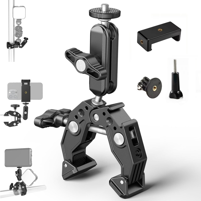 Universal Aluminum Super Clamp - Dual Monitor Arm review and price