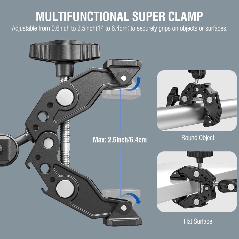 Universal Aluminum Super Clamp - Dual Monitor Arm review and price