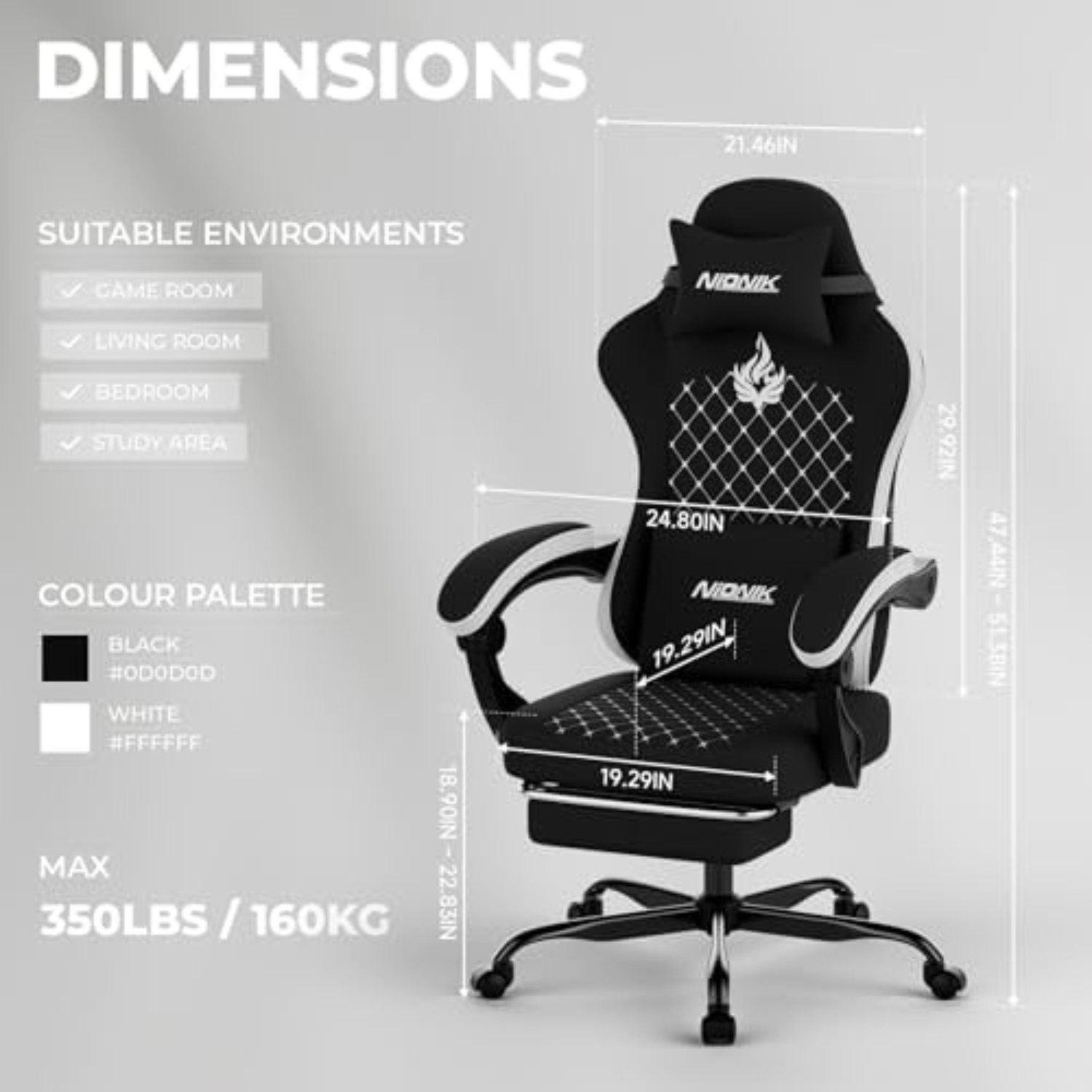 Gaming Chair with Massage,Ergo - Pc Gaming Gaming review and price