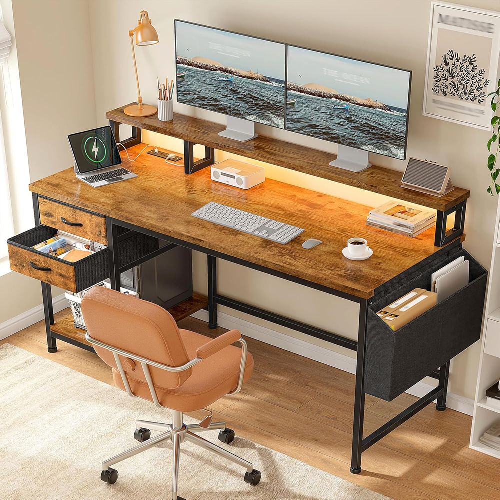 Compact 48 Gaming Desk with Wi - Rgb Light Strip review and price