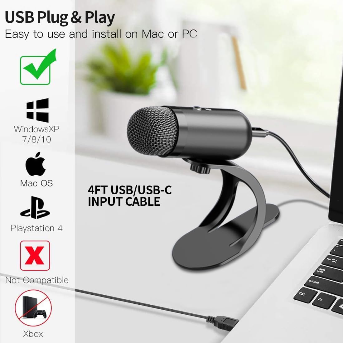 Professional USB Microphone Co - Gaming Microphone review and price