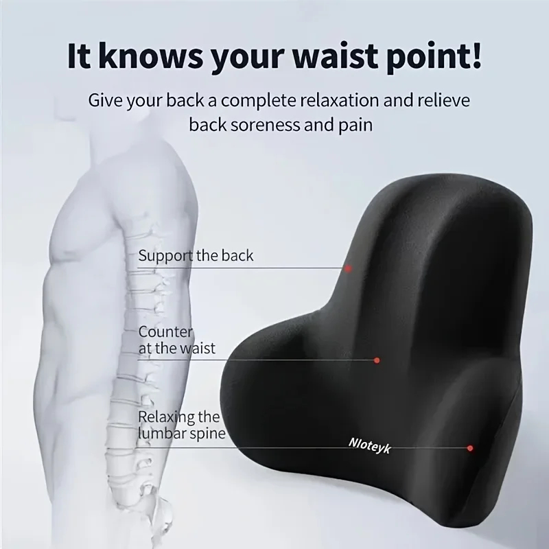 1Pc Memory Foam Lumbar Support - Gaming Chair Lumbar Pillow review and price